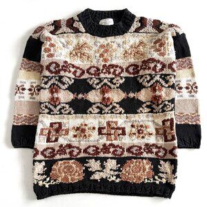 Vintage Jennifer Reed, Sweater / 3D Textured Knit / Cottagecore